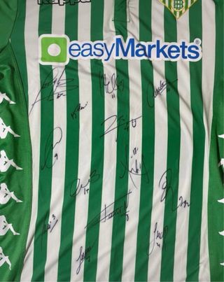Camiseta Betis 19/20 firmada