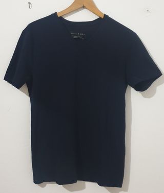 Camiseta Zara hombre talla M azul
