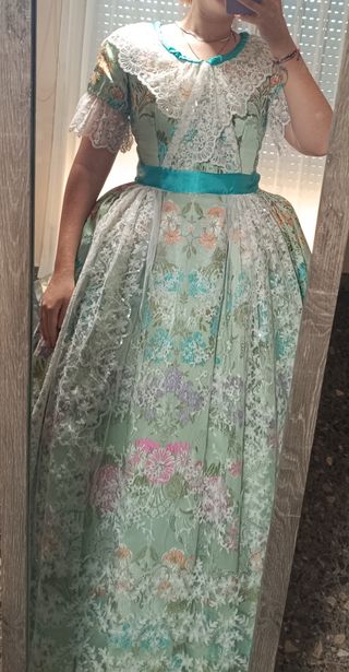 Traje Fallera S.XIX: Verde Agua