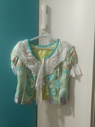 Traje Fallera S.XIX: Verde Agua