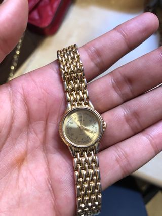 Reloj dorado niños pequeños o niñas