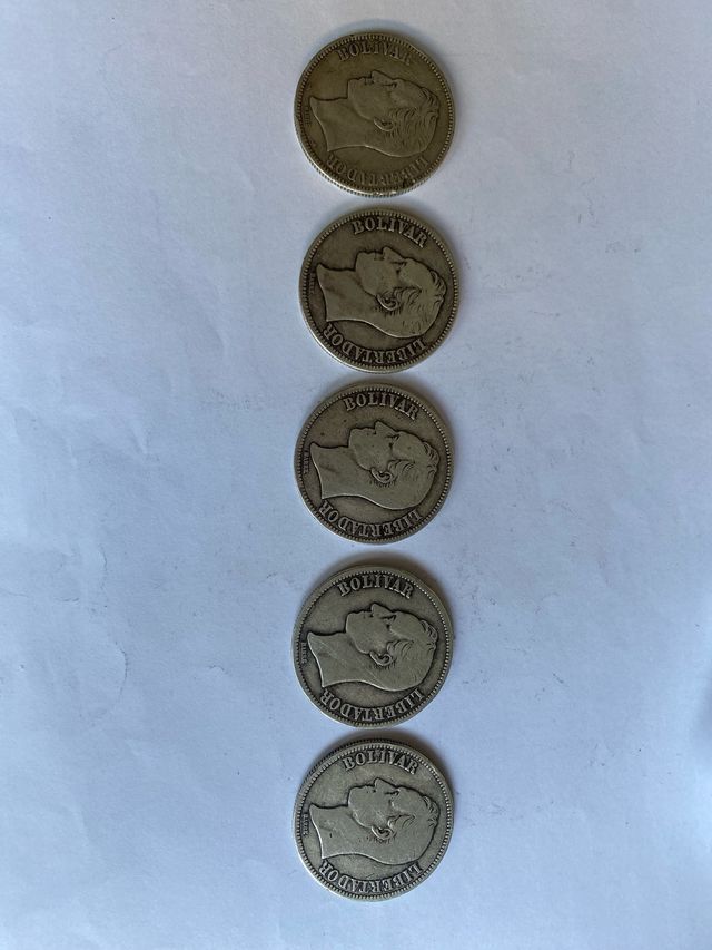 Monedas 5 Bolivares - Venezuela