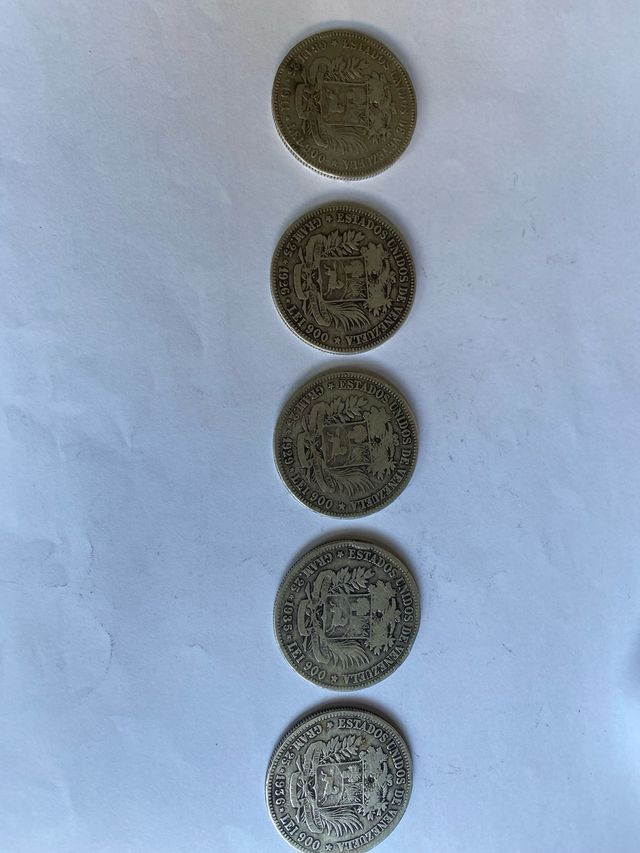 Monedas 5 Bolivares - Venezuela