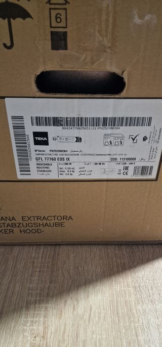 Campana Integrada Teka - Extractora