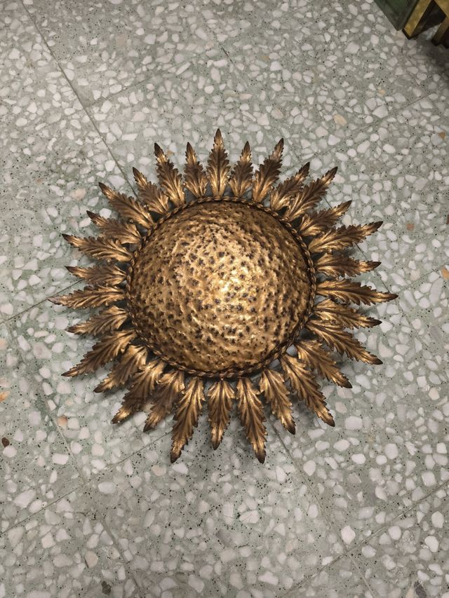 Lámpara sol vintage