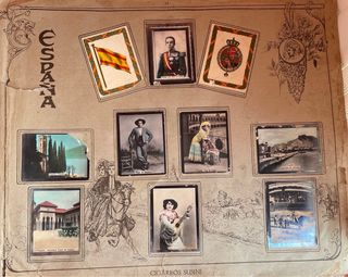 Álbum cromos  cigarros Susini antiguo. Completo.