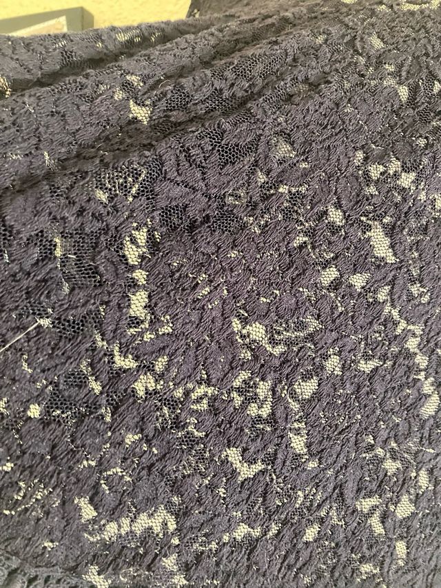 Top encaje azul marino talla M/L