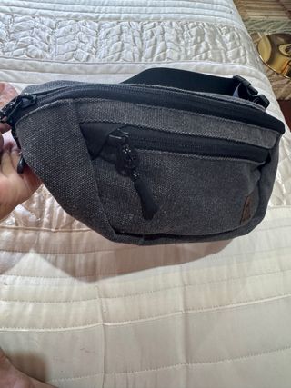 Riñonera gris unisex - Lona