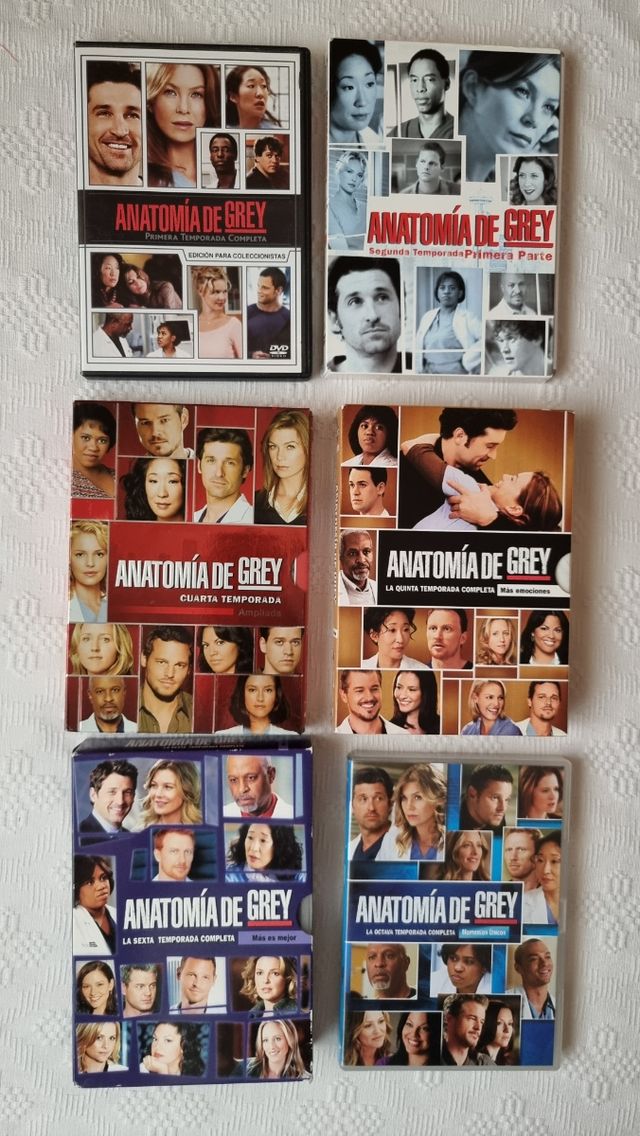 Anatomía de Grey (DVD) - Varias Temporadas