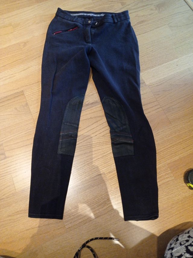 Pantalones montar a caballo negros