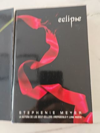 Lote 3 libros saga Crepúsculo