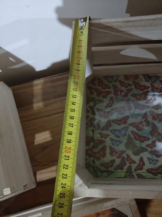 4 Cajas Decorativas Madera