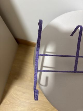 Percha Colgante Metálica - Morada
