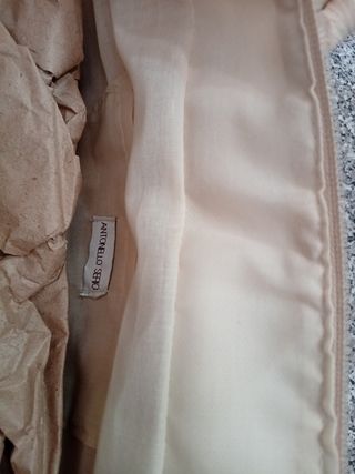 Borsa estiva beige in paglia