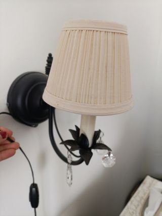 3 lámparas - beige y negras