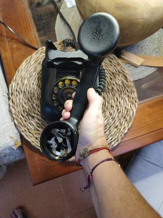 Teléfono antiguo Bakelite
