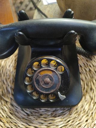 Teléfono antiguo Bakelite