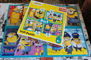 Puzzle Minions 4x1 Trefl