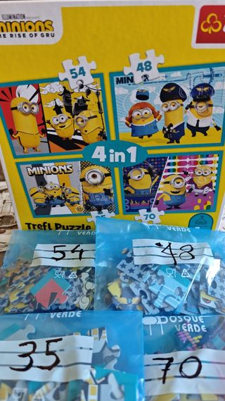 Puzzle Minions 4x1 Trefl
