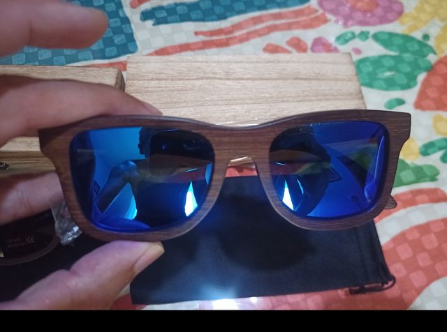 GAFAS SOL DE MADERA BAMBU LIGERAS POLARIZADAS