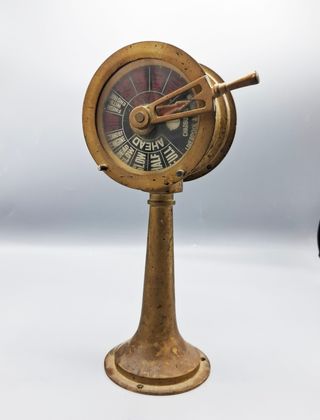 Telegrafo Náutico de Latón con manivelas