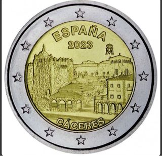 Moneda 2€ España 2023 Cáceres