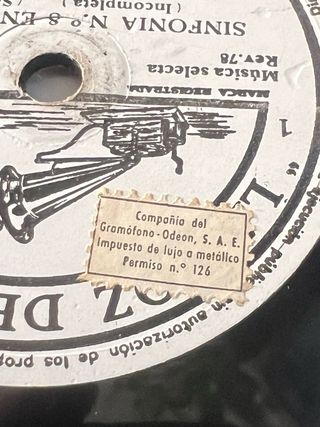 Discos de gramófono Clásicos