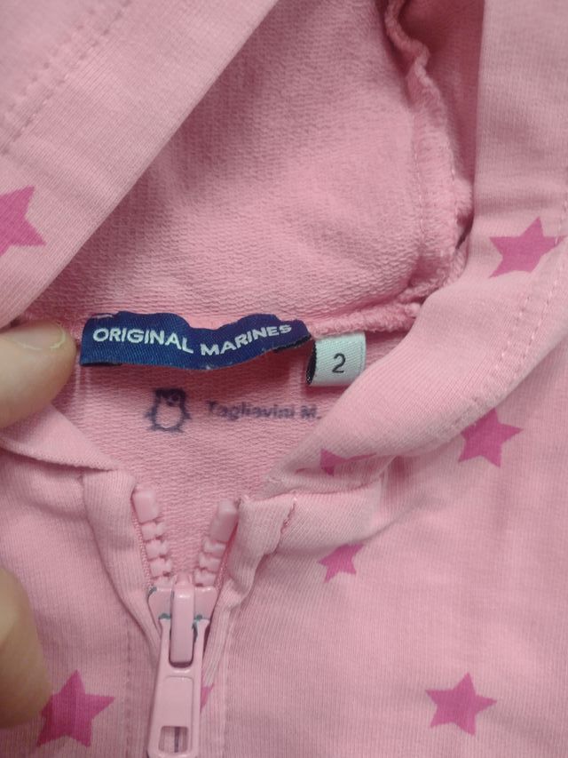 Felpe bimba zip 98cm - 2pz