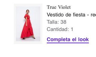 Vestido rojo eventos