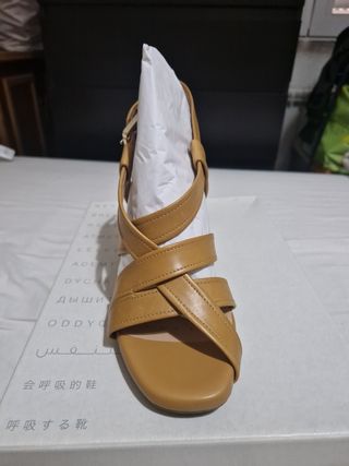 Sandalias Geox piel marrón 38,5