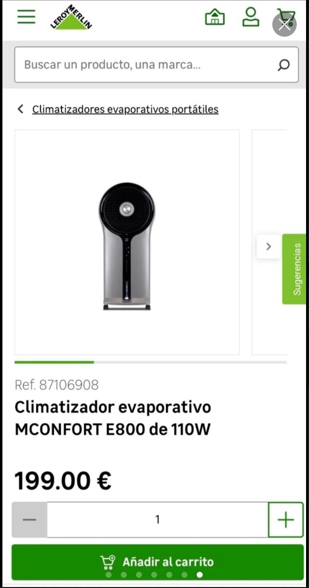 Climatizador M COMFORT E0800 - Aire Frio