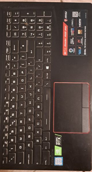 Portátil MSI Gaming - RTX (para reparar)