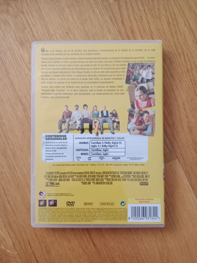 Pequeña Miss Sunshine DVD - Comedia Familiar