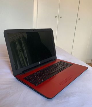 Portátil HP rojo