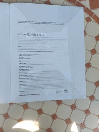 Física y Química 4.º ESO