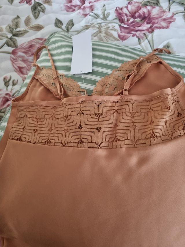 Top Etam XS ocre dorato - intimo