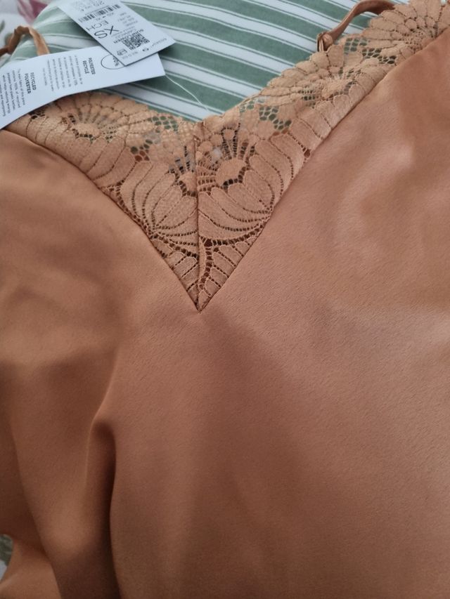 Top Etam XS ocre dorato - intimo