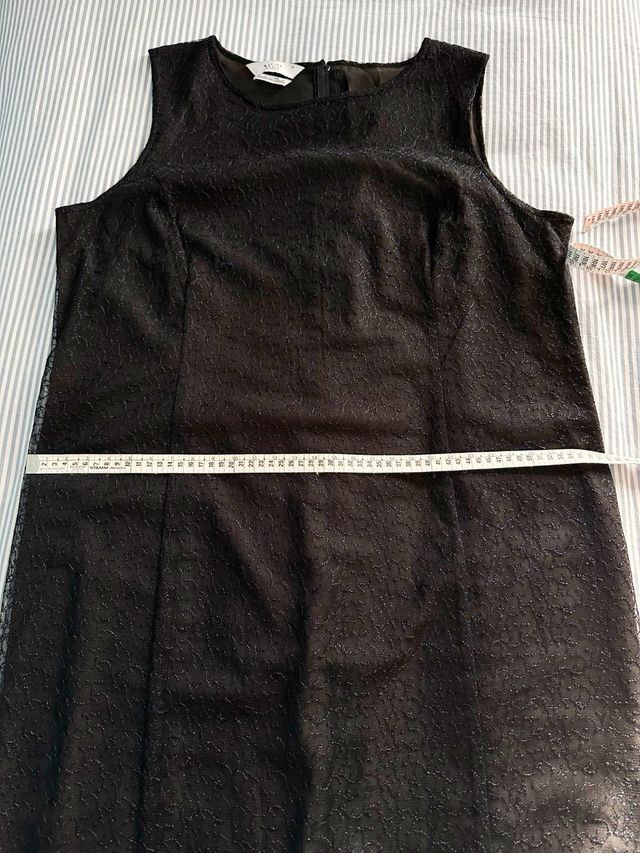 Abito Marina Basic nero tg. 54 + collana