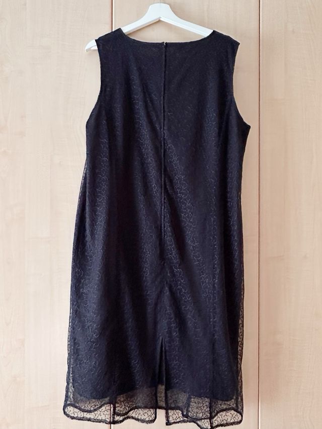 Abito Marina Basic nero tg. 54 + collana