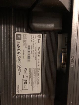 Monitor LG Flatron L1918S-SN