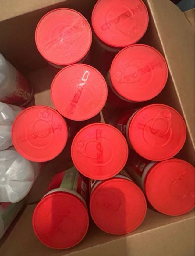 20 botes pelotas Head Championship