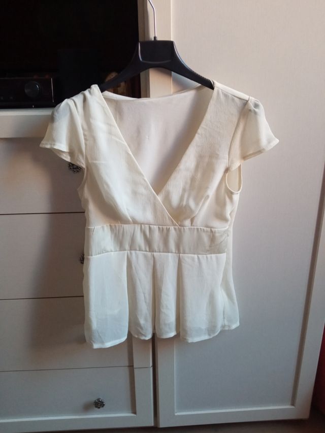 Blusa bianca donna