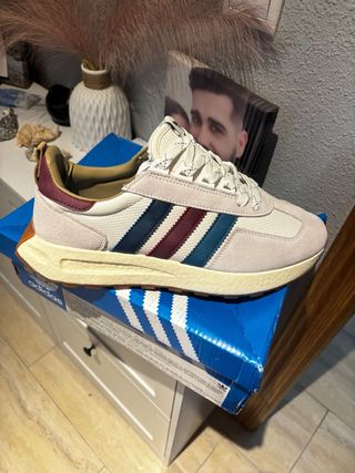 Zapatillas Adidas - Beige/Blanco