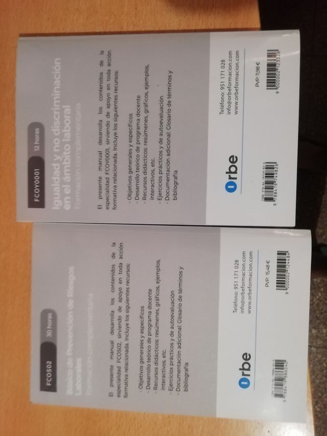 Formación, prevención 5libros Albañilería, Prl nue