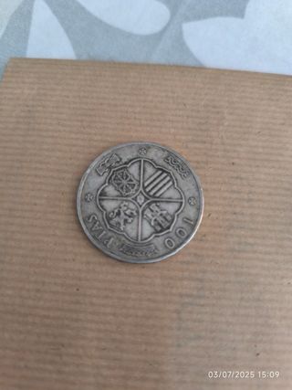 2 Monedas Franco 1966