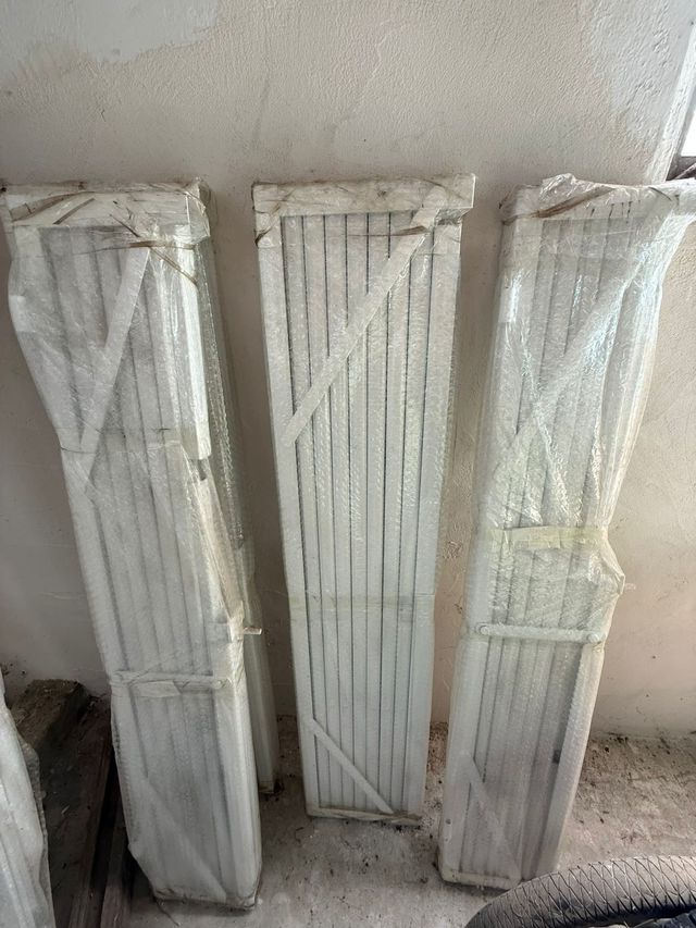 Rejas de ballesta blancas - 2 unidades 119 de alto