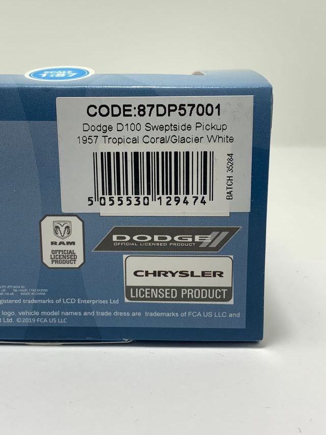 Dodge D100 1957 Oxford 1:87