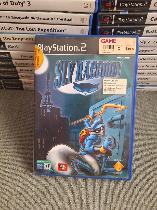 Sly Raccoon PlayStation 2