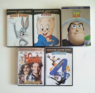 Lote 3 de 5 DVD infantiles