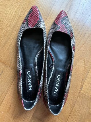 Bailarinas MANGO serpiente rojas 38